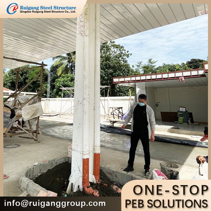 Steel Structure Gas Filling Station